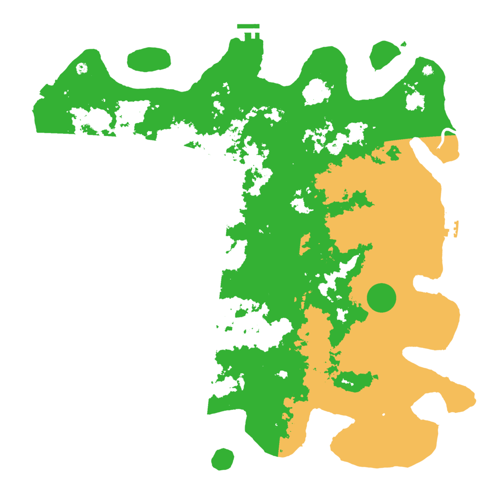 Biome Rust Map: Procedural Map, Size: 4500, Seed: 523623637