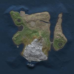 Thumbnail Rust Map: Procedural Map, Size: 1800, Seed: 355901540, 4 Monuments