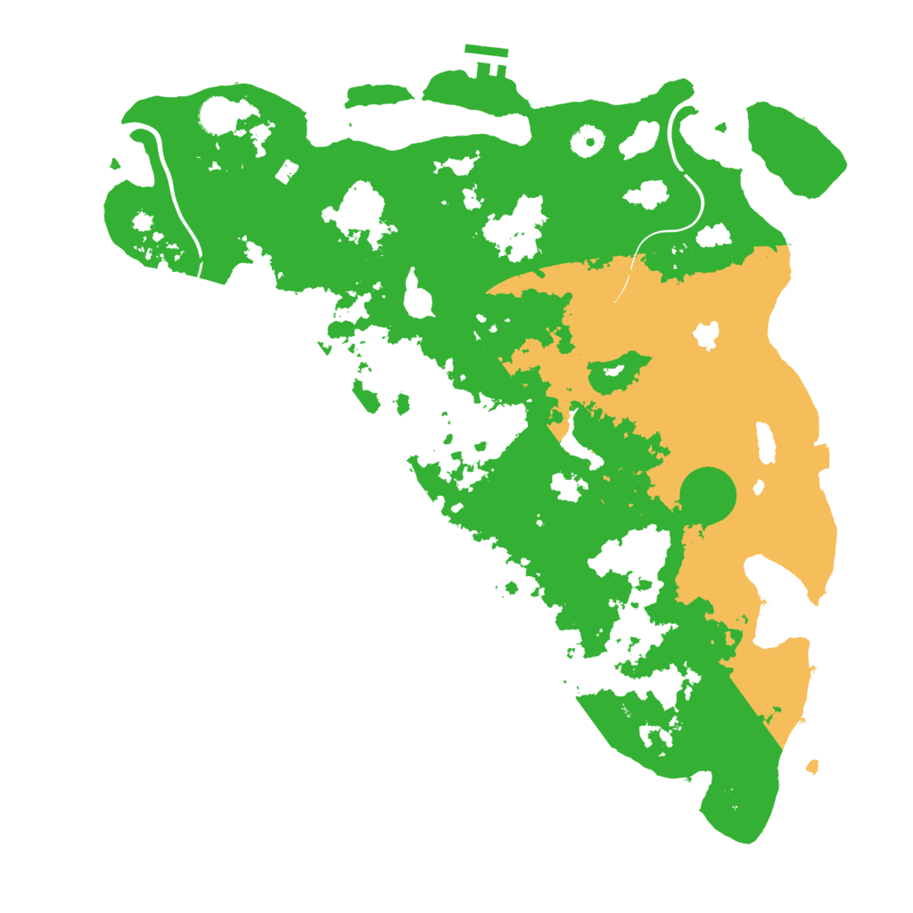 Biome Rust Map: Procedural Map, Size: 4250, Seed: 1181898469