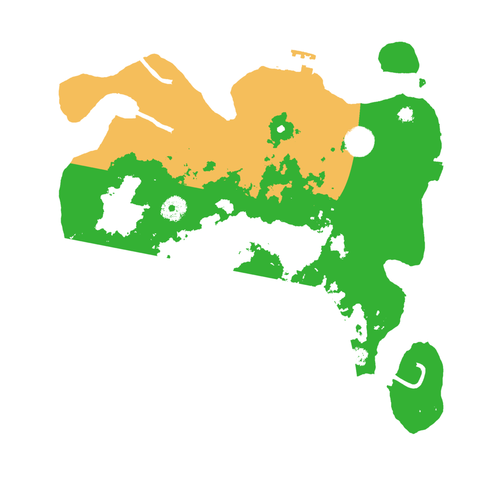 Biome Rust Map: Procedural Map, Size: 3000, Seed: 49177770