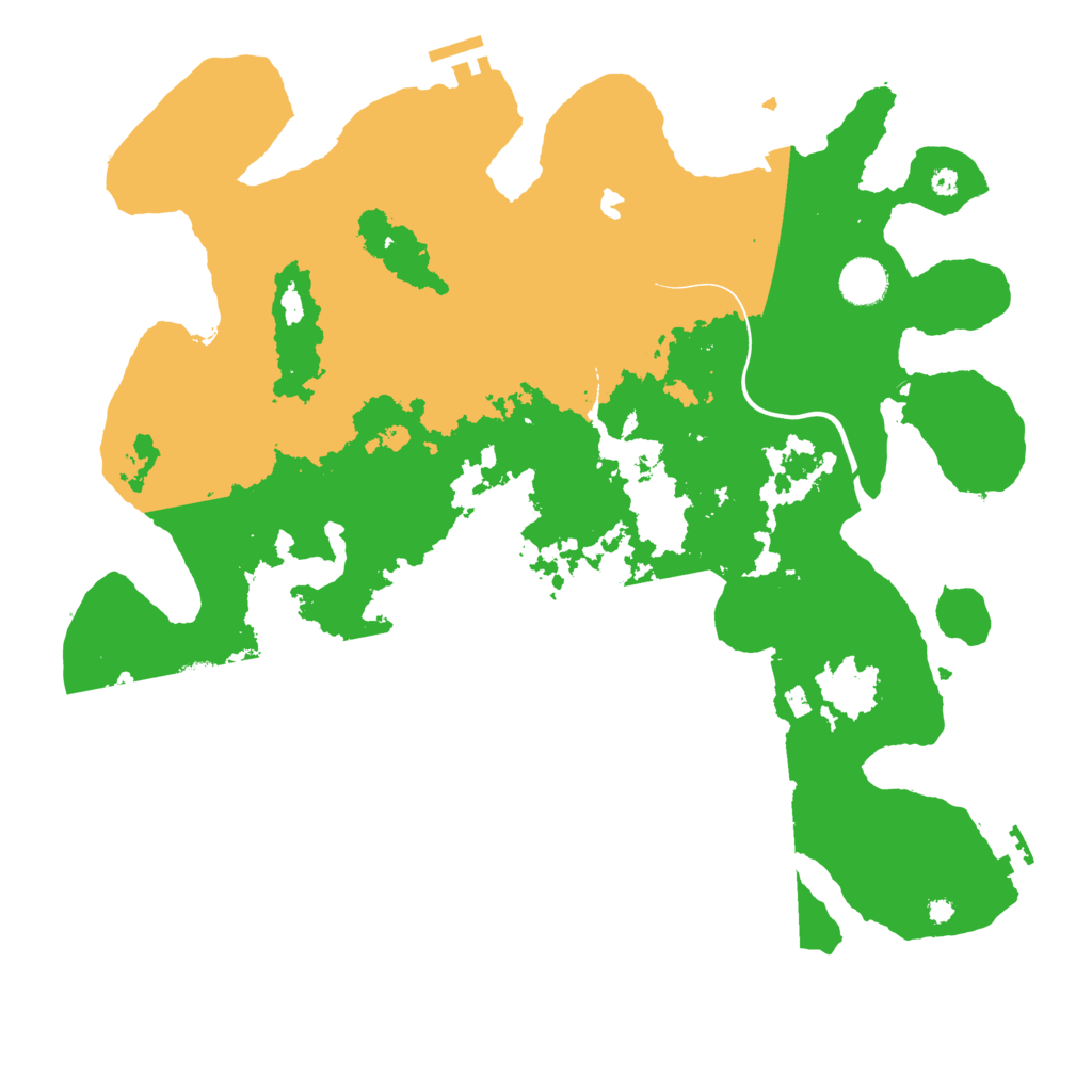 Biome Rust Map: Procedural Map, Size: 4000, Seed: 23412342