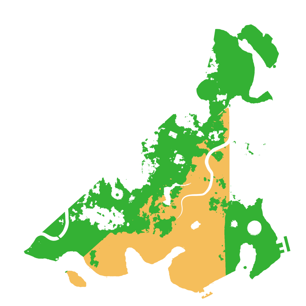 Biome Rust Map: Procedural Map, Size: 4000, Seed: 1024735595