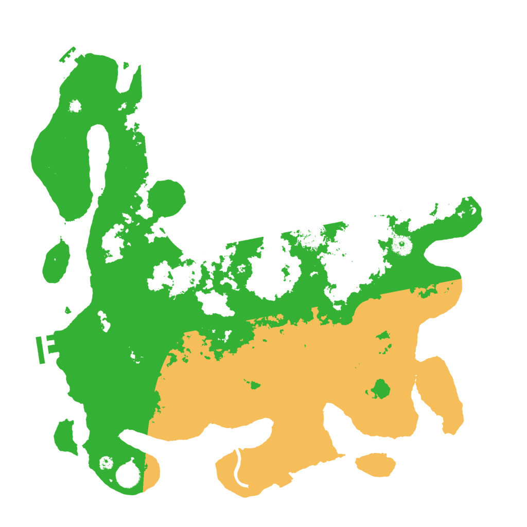 Biome Rust Map: Procedural Map, Size: 3900, Seed: 551