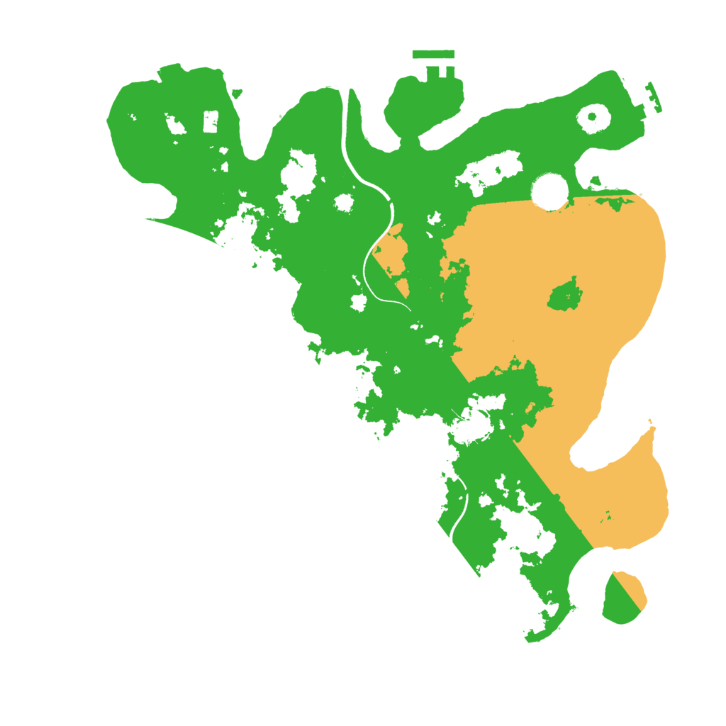 Biome Rust Map: Procedural Map, Size: 3500, Seed: 939160210
