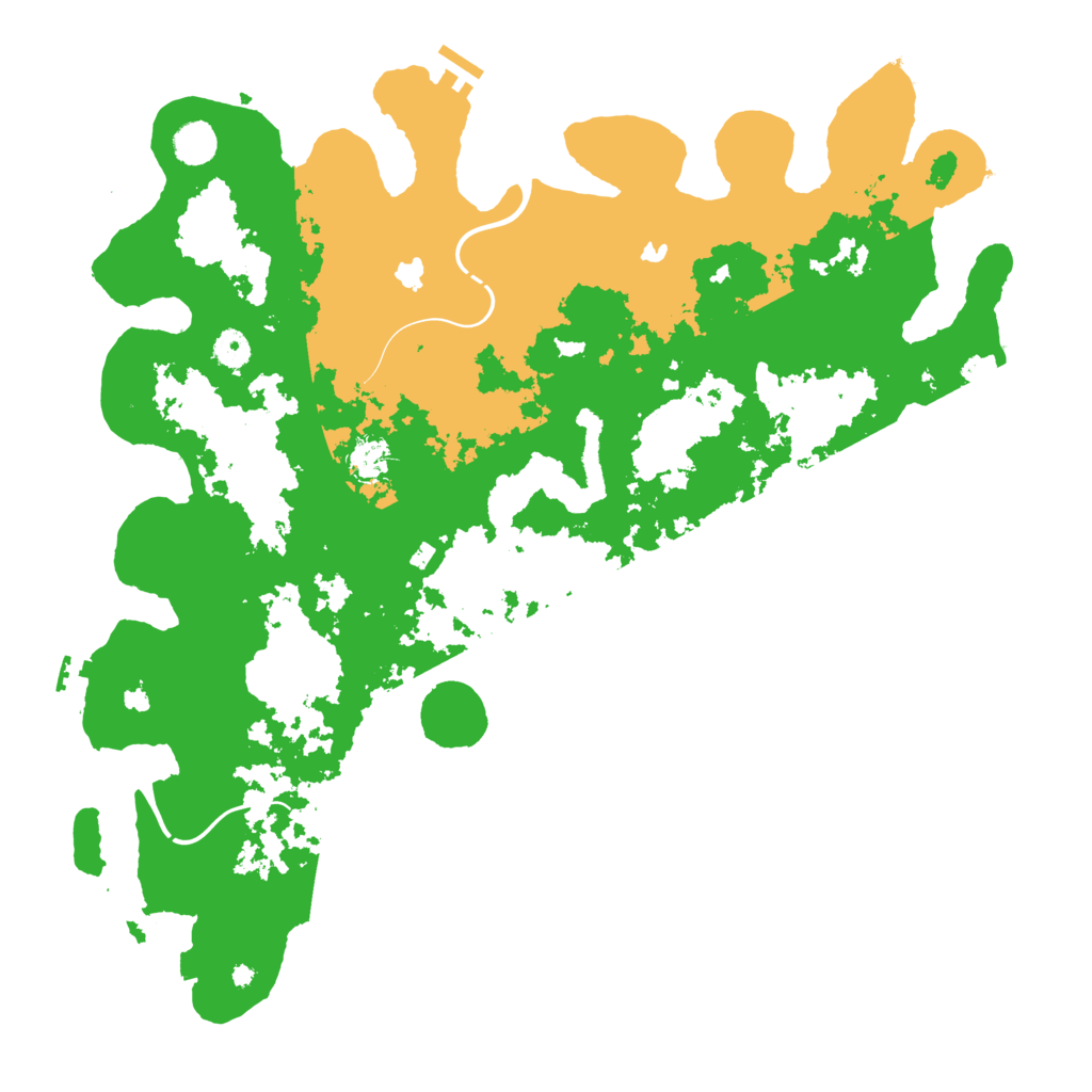 Biome Rust Map: Procedural Map, Size: 4500, Seed: 1457783100