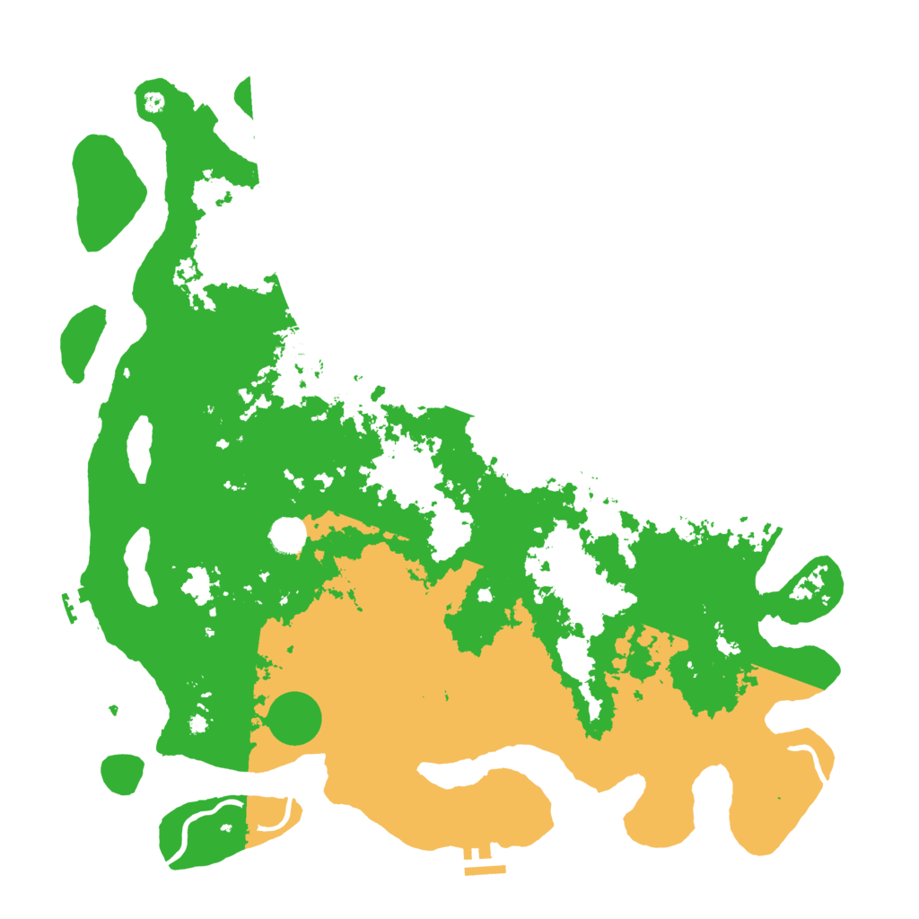 Biome Rust Map: Procedural Map, Size: 4500, Seed: 2015738093