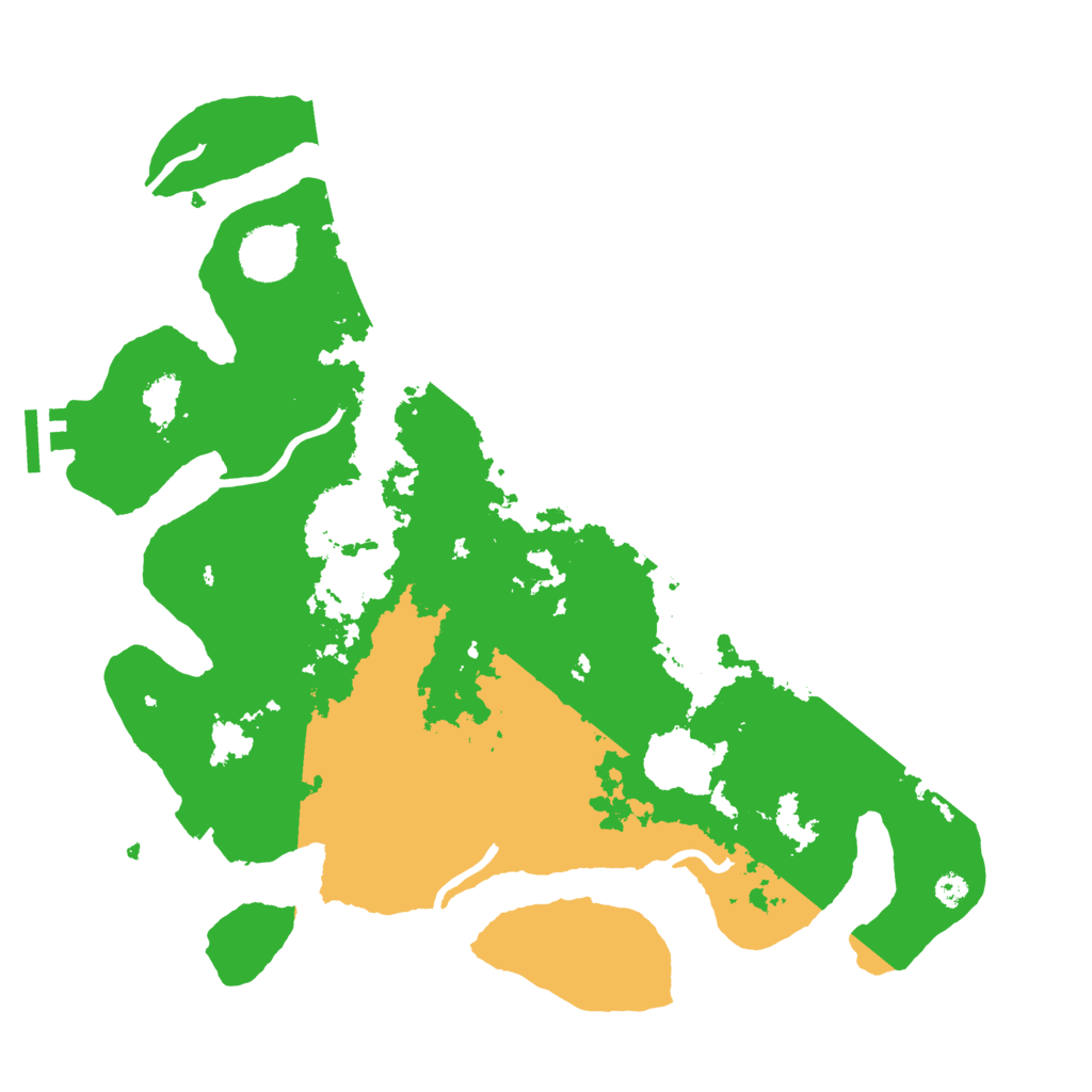 Biome Rust Map: Procedural Map, Size: 3500, Seed: 980046131