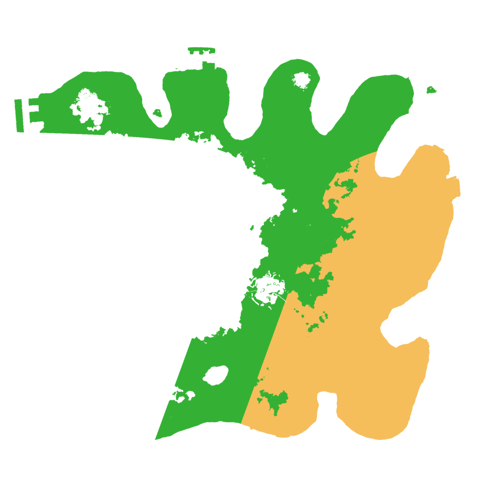 Biome Rust Map: Procedural Map, Size: 2800, Seed: 544910384