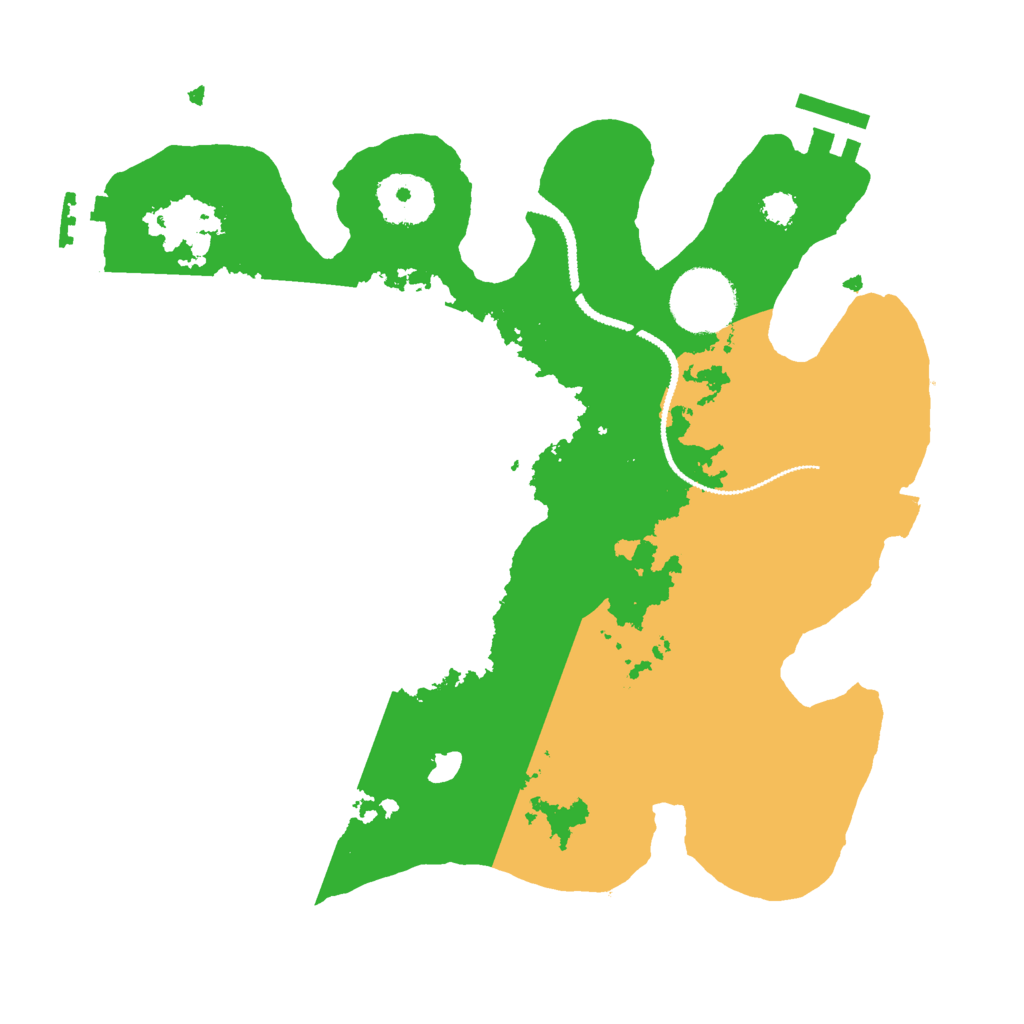 Biome Rust Map: Procedural Map, Size: 2800, Seed: 544910384