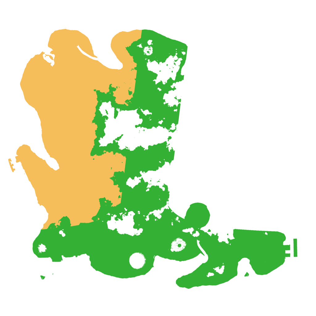 Biome Rust Map: Procedural Map, Size: 3500, Seed: 147122847