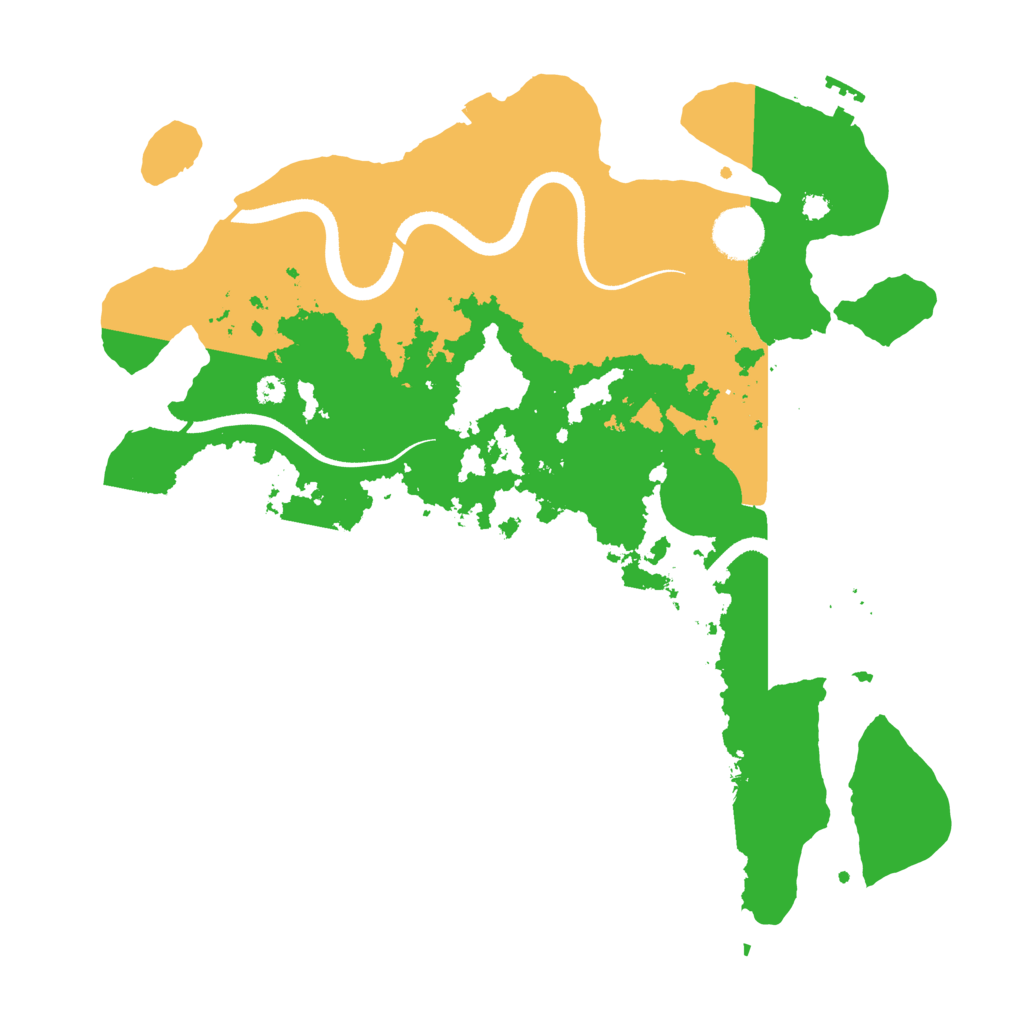 Biome Rust Map: Procedural Map, Size: 3550, Seed: 49177770