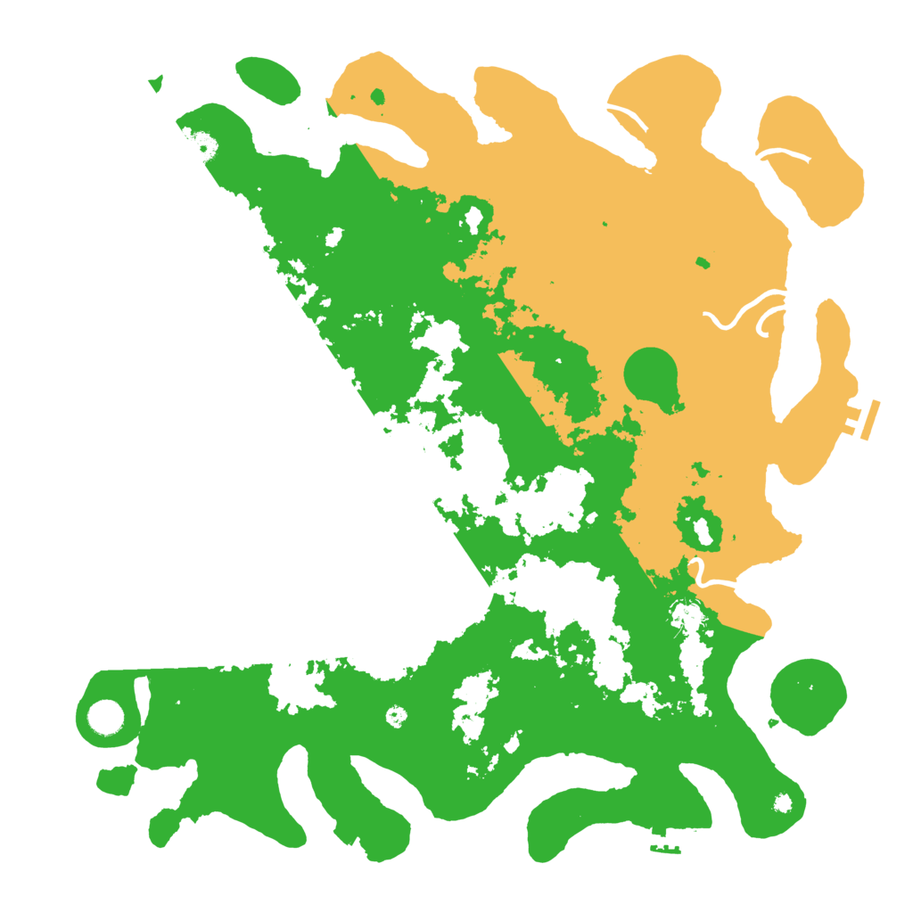 Biome Rust Map: Procedural Map, Size: 4500, Seed: 50060