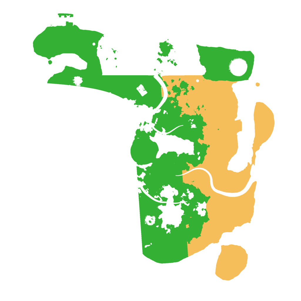 Biome Rust Map: Procedural Map, Size: 3000, Seed: 345787