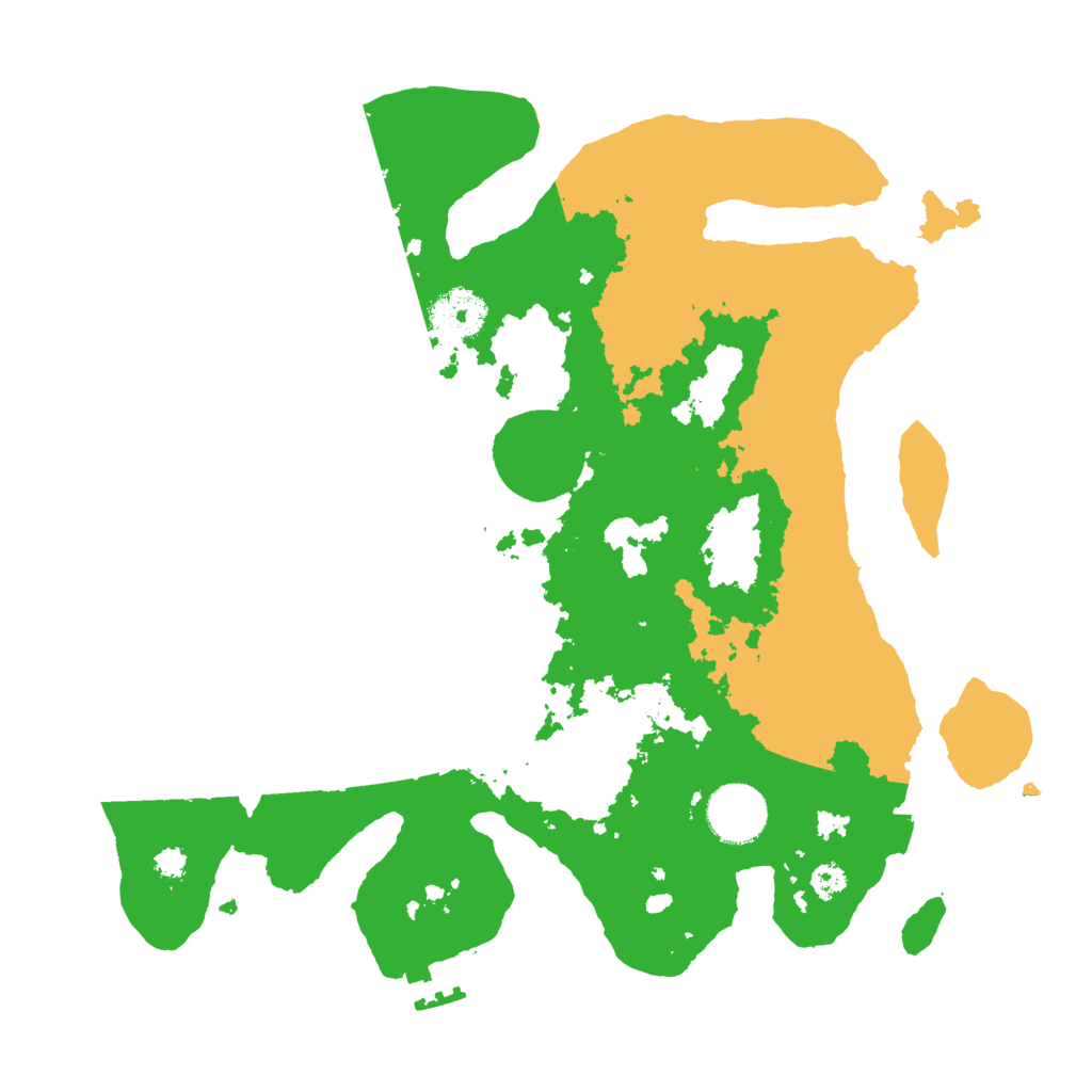 Biome Rust Map: Procedural Map, Size: 3200, Seed: 950242915