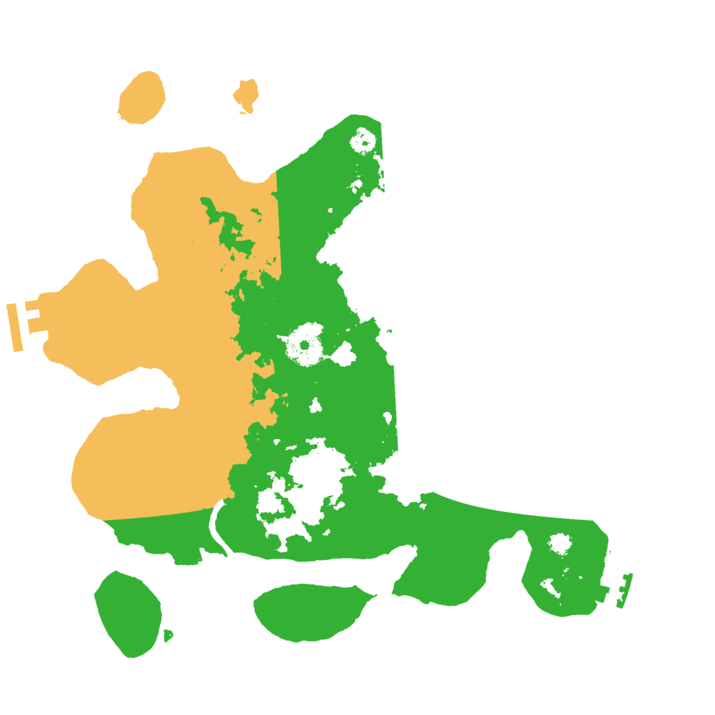Biome Rust Map: Procedural Map, Size: 3000, Seed: 801525