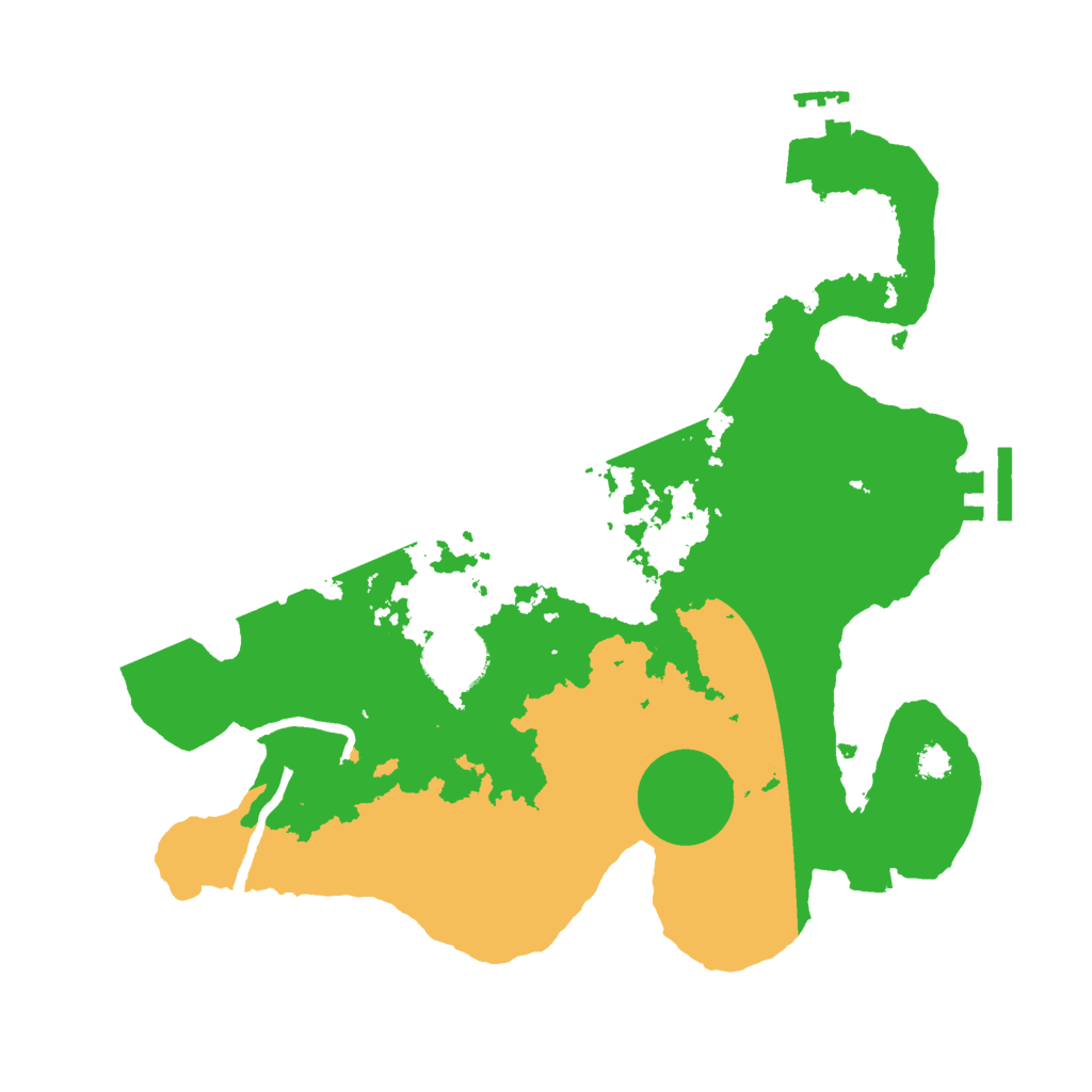 Biome Rust Map: Procedural Map, Size: 3000, Seed: 342514