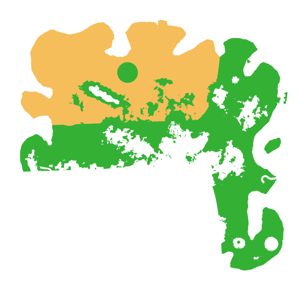 Biome Rust Map: Procedural Map, Size: 3900, Seed: 43289662