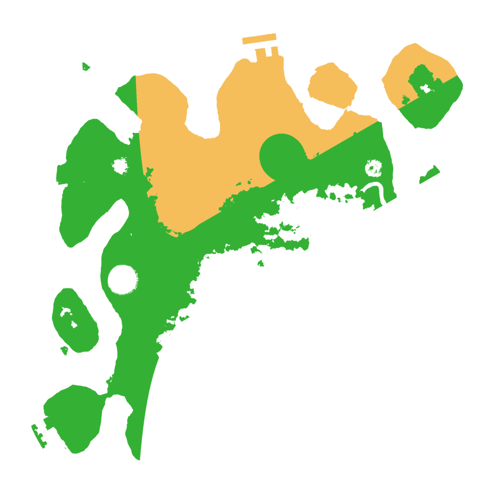 Biome Rust Map: Procedural Map, Size: 3000, Seed: 999811129