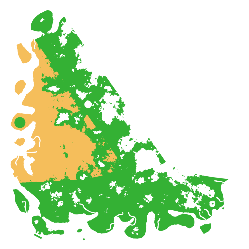 Biome Rust Map: Procedural Map, Size: 6000, Seed: 271575600