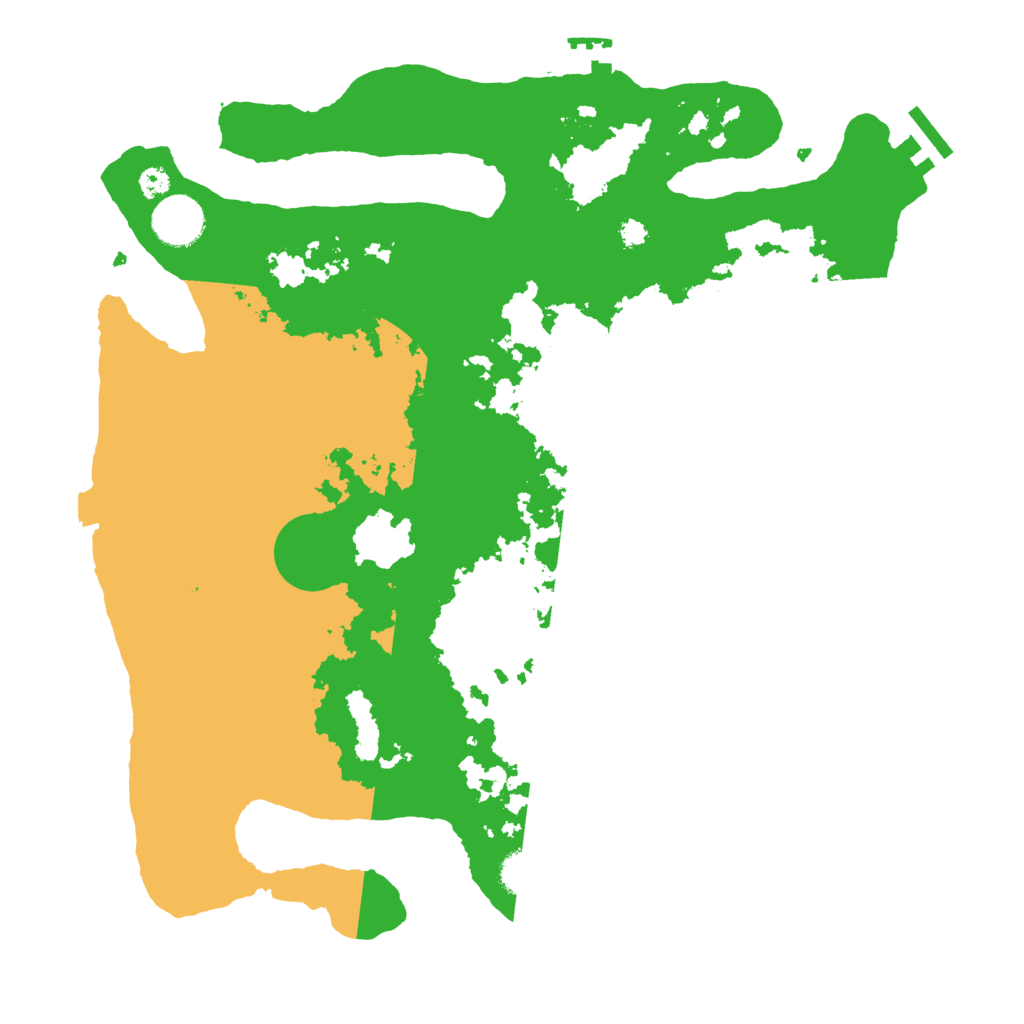 Biome Rust Map: Procedural Map, Size: 3500, Seed: 757898837