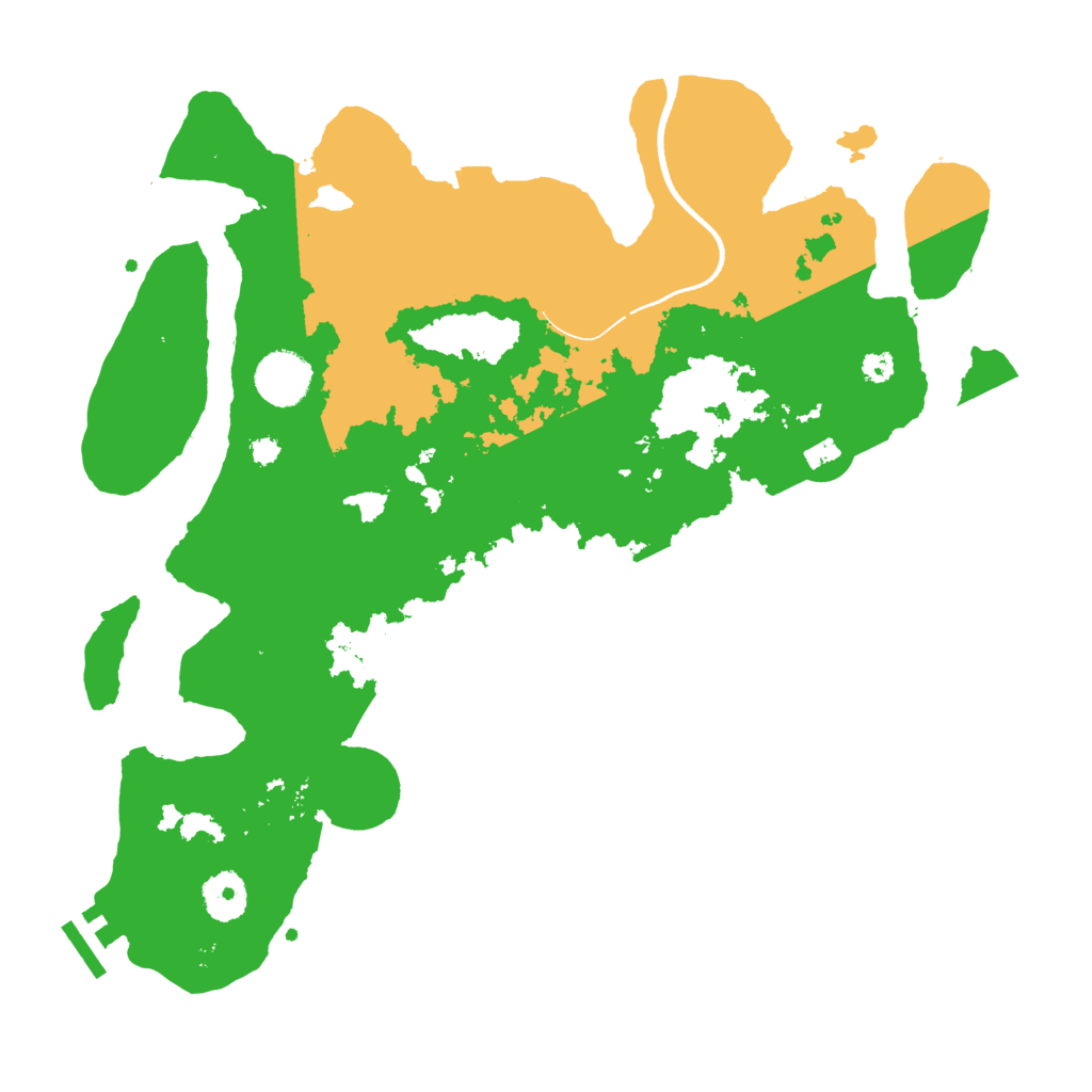 Biome Rust Map: Procedural Map, Size: 3500, Seed: 55512996
