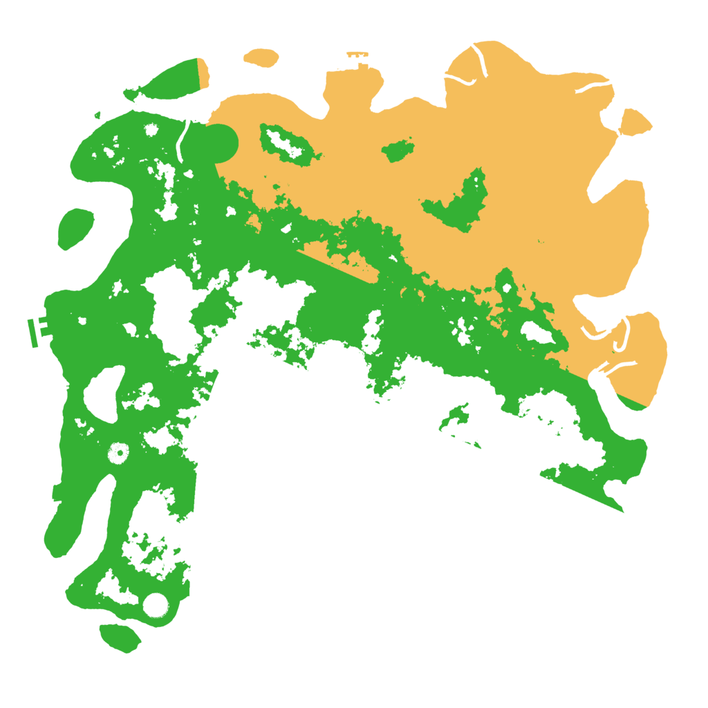 Biome Rust Map: Procedural Map, Size: 5000, Seed: 241412