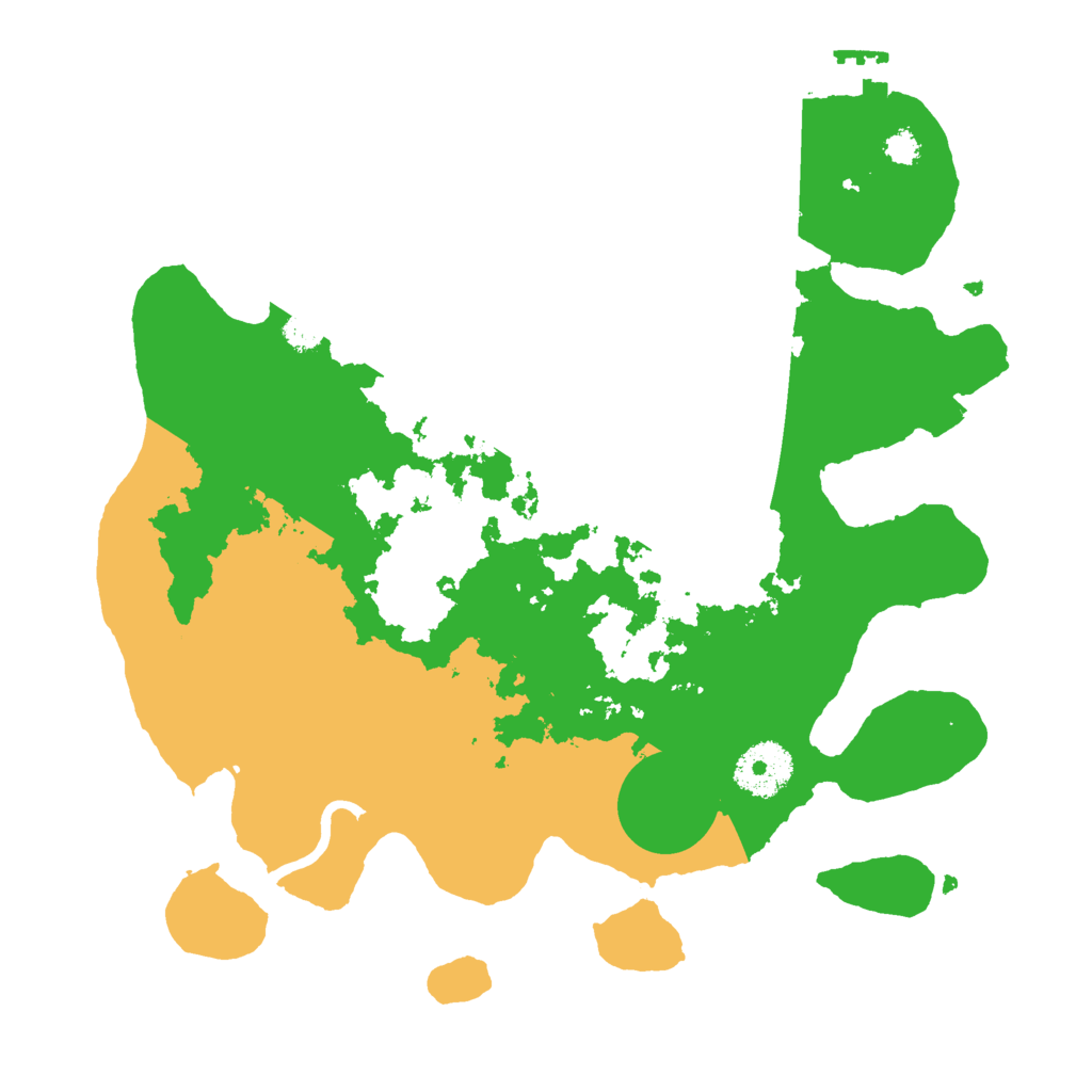 Biome Rust Map: Procedural Map, Size: 3000, Seed: 23323334