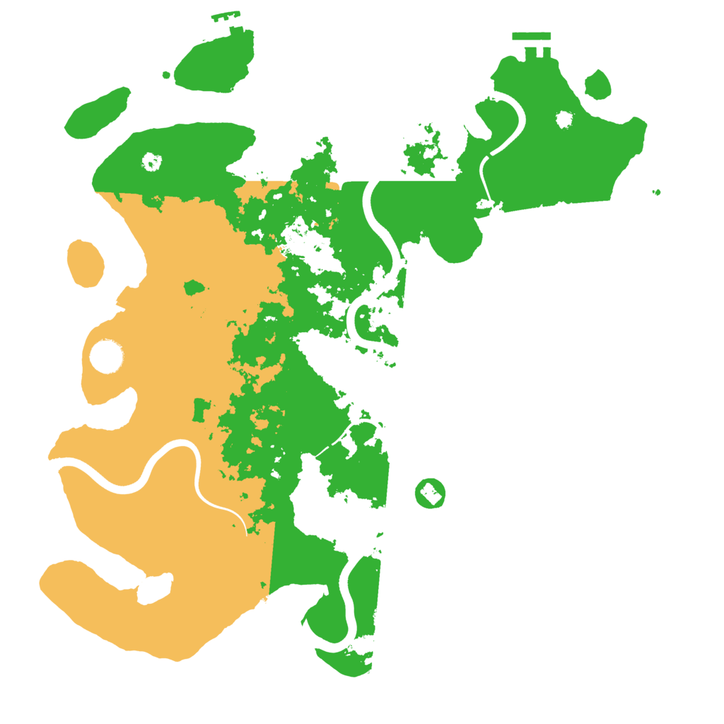 Biome Rust Map: Procedural Map, Size: 3800, Seed: 3524548