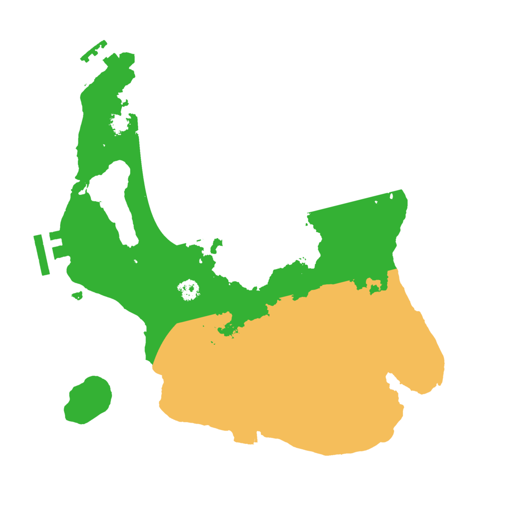 Biome Rust Map: Procedural Map, Size: 2500, Seed: 771326040