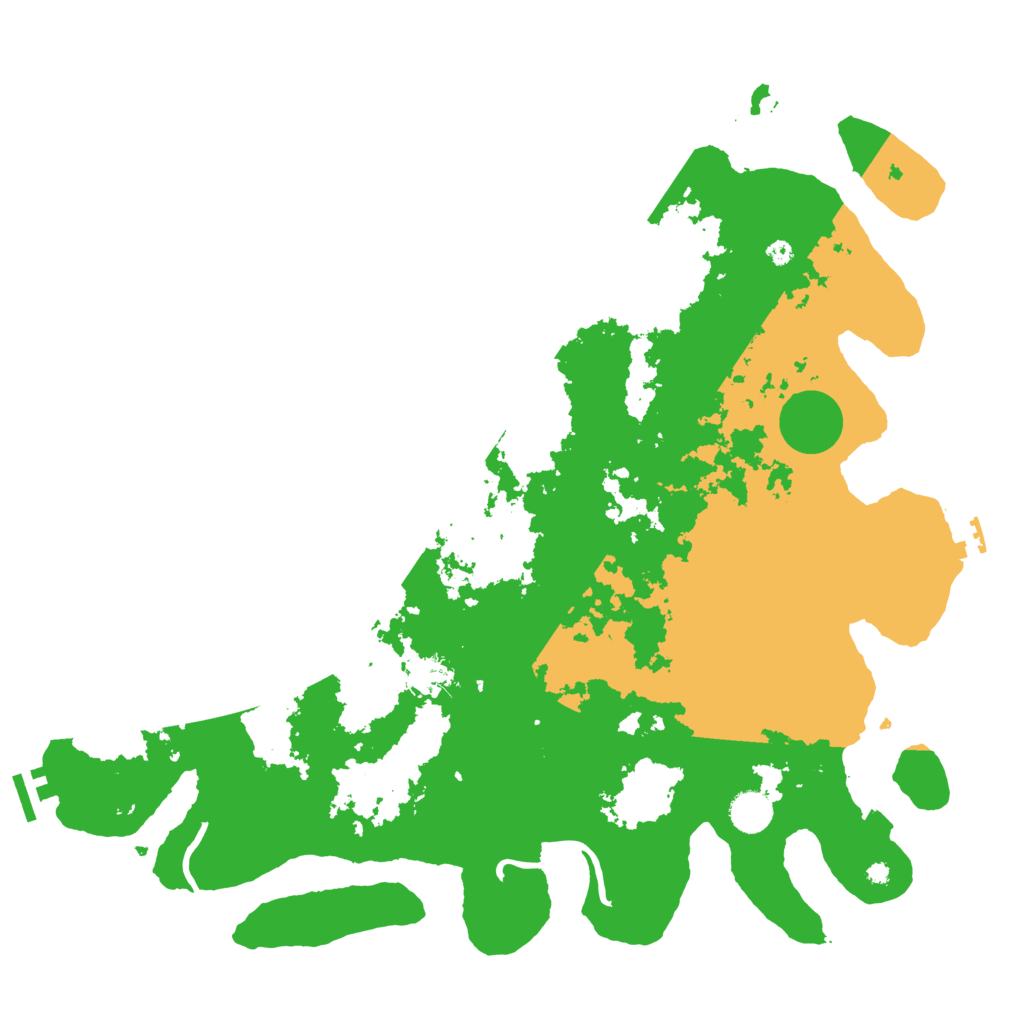 Biome Rust Map: Procedural Map, Size: 4250, Seed: 755412803