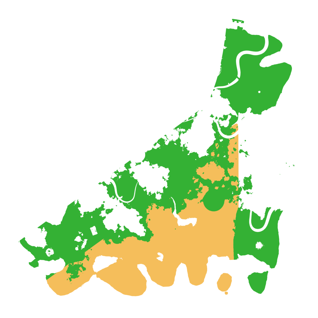 Biome Rust Map: Procedural Map, Size: 4000, Seed: 1877950920