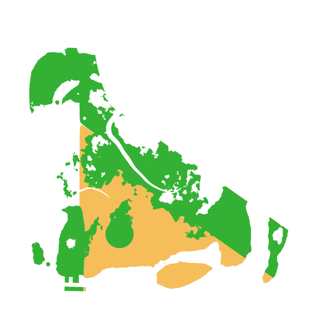 Biome Rust Map: Procedural Map, Size: 3000, Seed: 1464638467