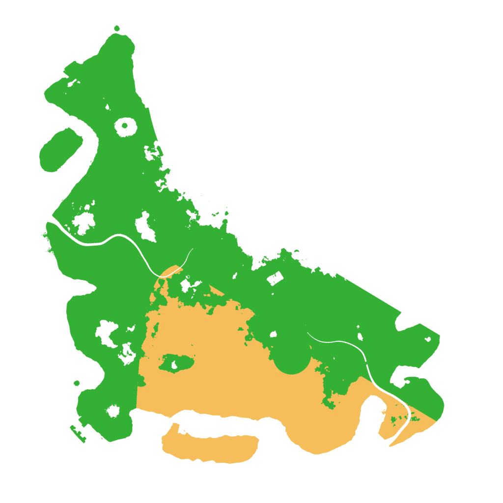 Biome Rust Map: Procedural Map, Size: 3600, Seed: 28