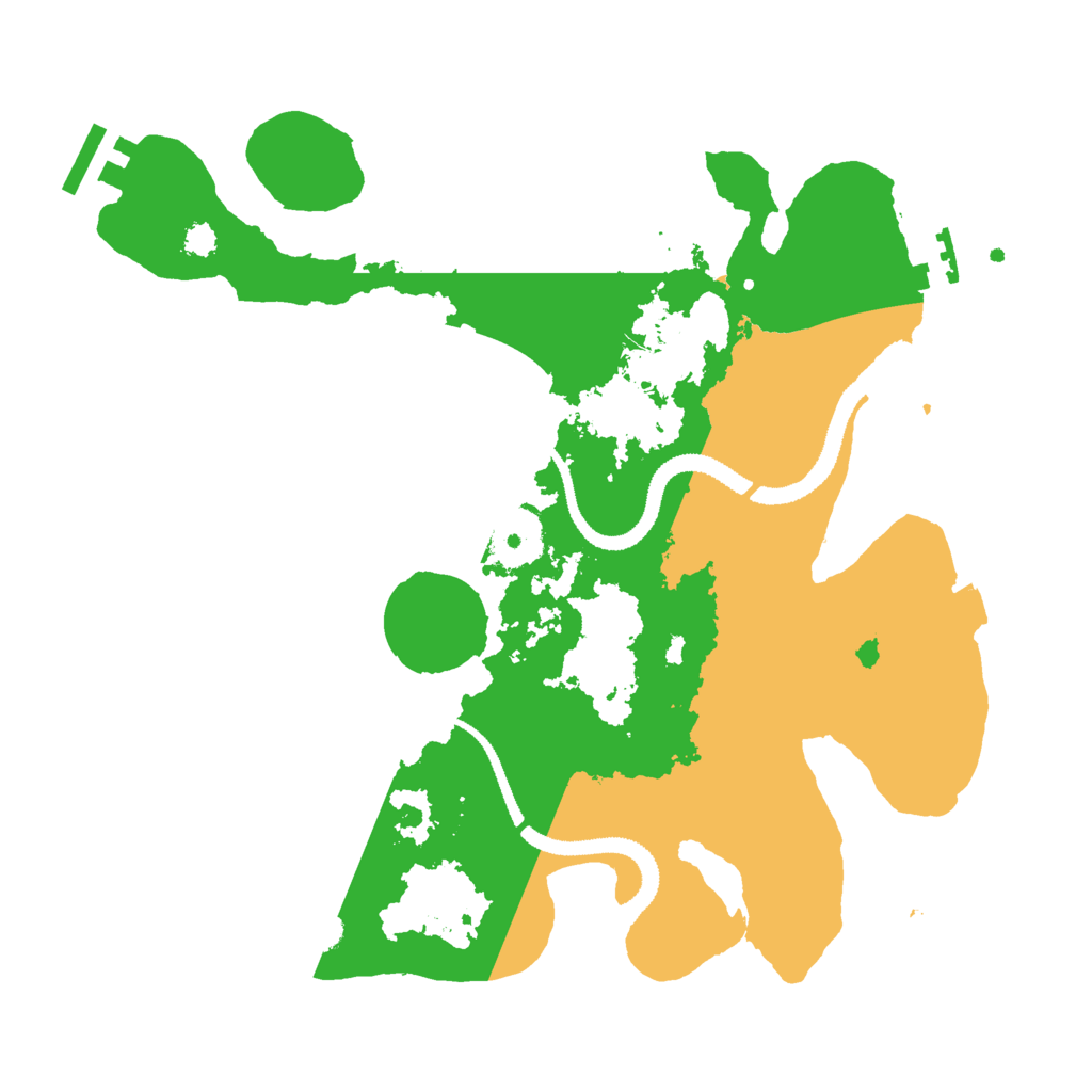 Biome Rust Map: Procedural Map, Size: 3000, Seed: 13924