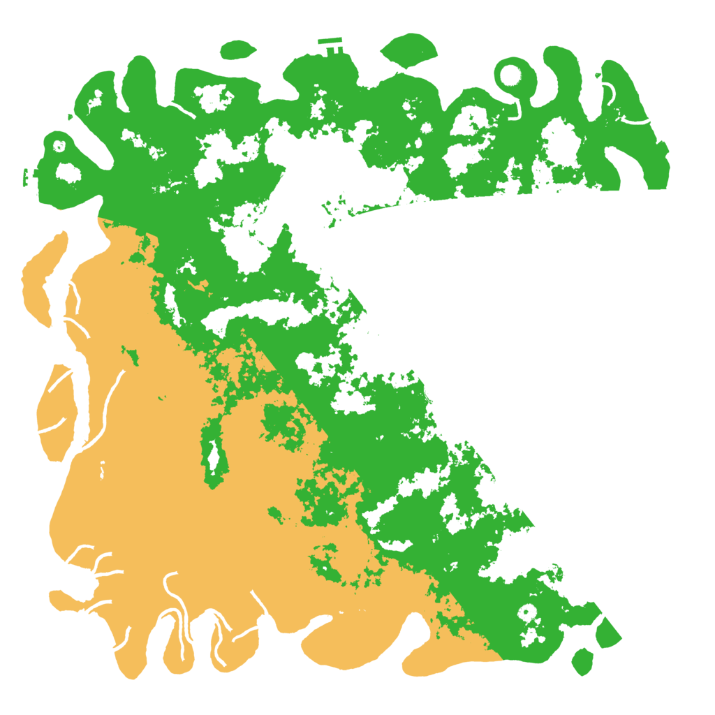 Biome Rust Map: Procedural Map, Size: 6000, Seed: 20956440