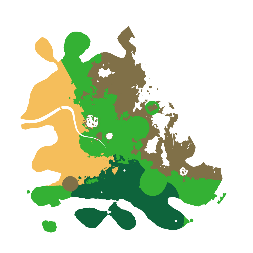 Biome Rust Map: Procedural Map, Size: 3000, Seed: 1125918824