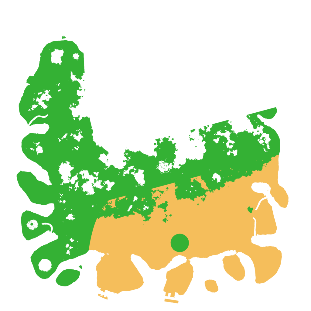 Biome Rust Map: Procedural Map, Size: 4500, Seed: 25790