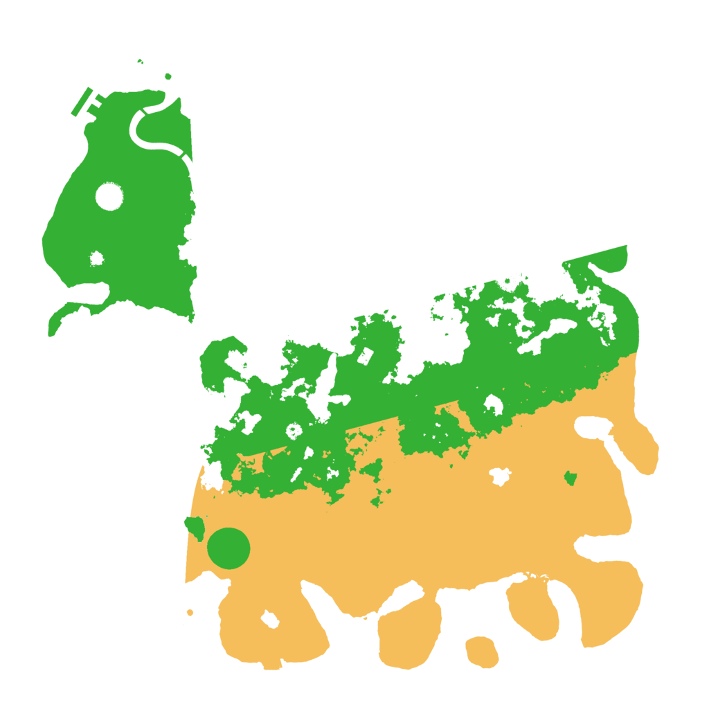 Biome Rust Map: Procedural Map, Size: 4500, Seed: 25790