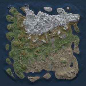 Thumbnail Rust Map: Procedural Map, Size: 4500, Seed: 316169590, 19 Monuments