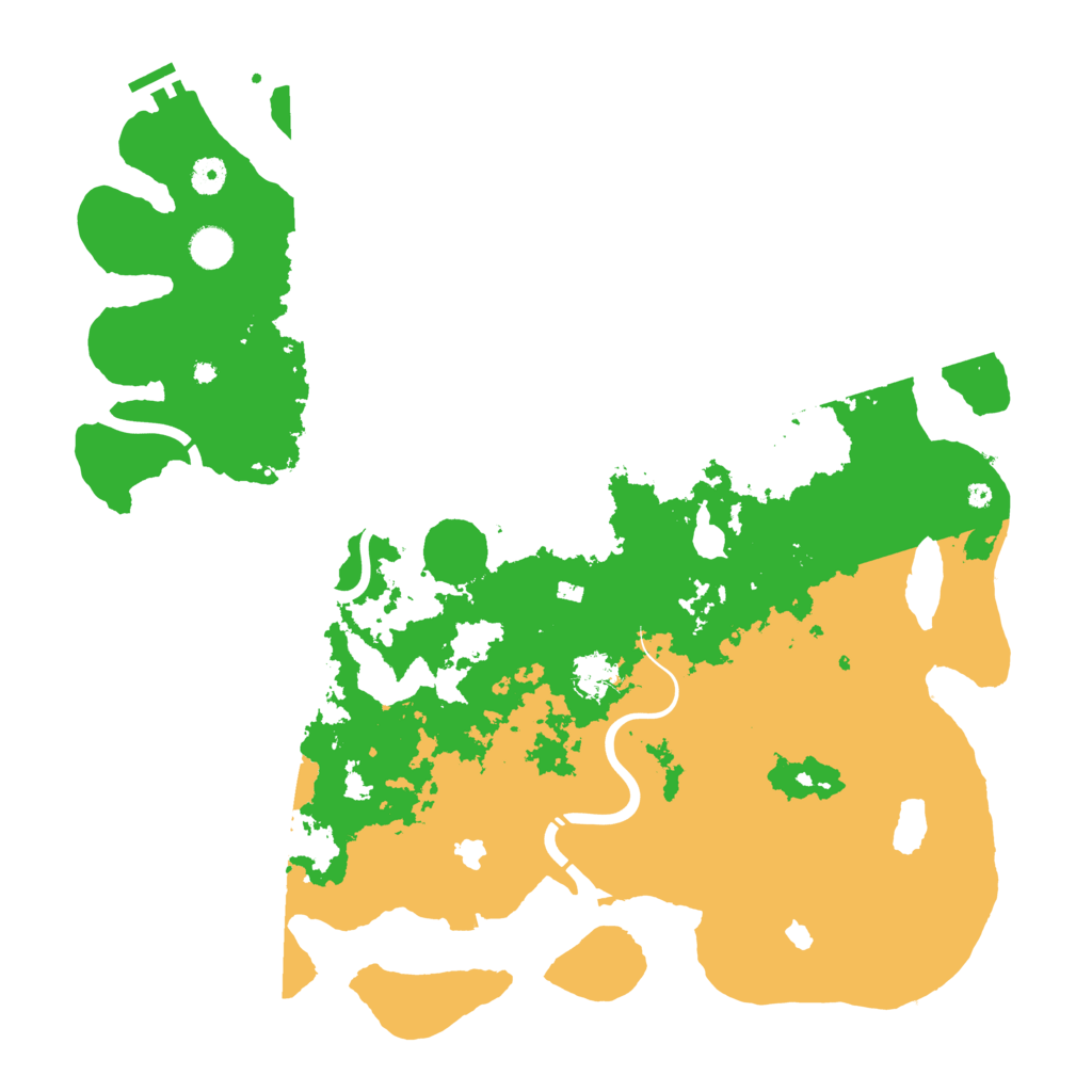 Biome Rust Map: Procedural Map, Size: 4500, Seed: 316169590