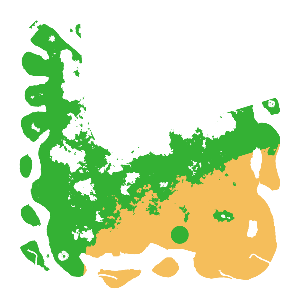 Biome Rust Map: Procedural Map, Size: 4500, Seed: 316169590