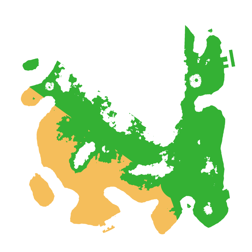 Biome Rust Map: Procedural Map, Size: 2999, Seed: 111111