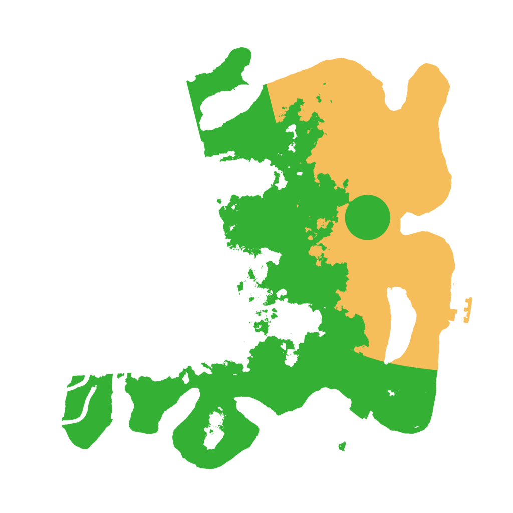 Biome Rust Map: Procedural Map, Size: 3000, Seed: 500644510