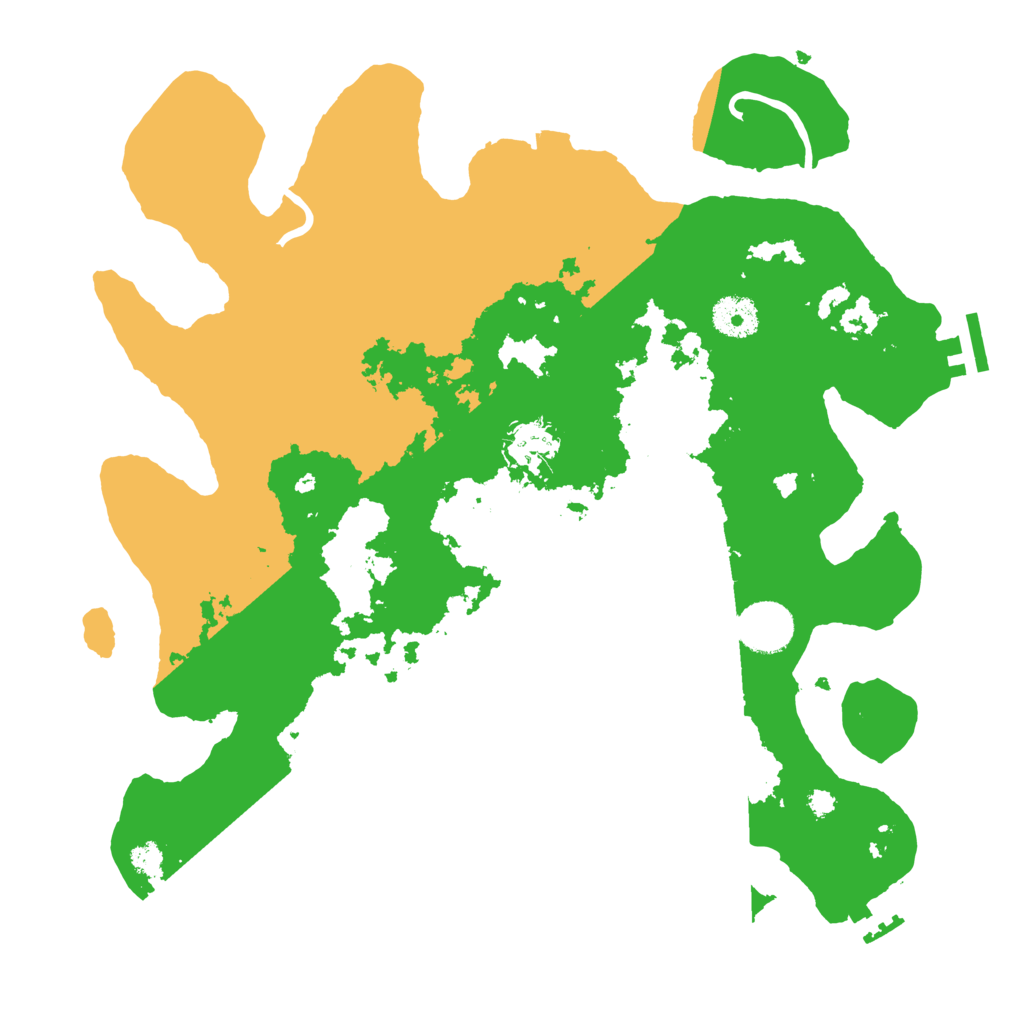 Biome Rust Map: Procedural Map, Size: 3500, Seed: 123883812