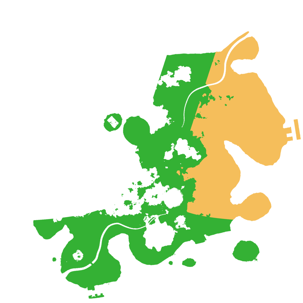 Biome Rust Map: Procedural Map, Size: 3000, Seed: 468114447