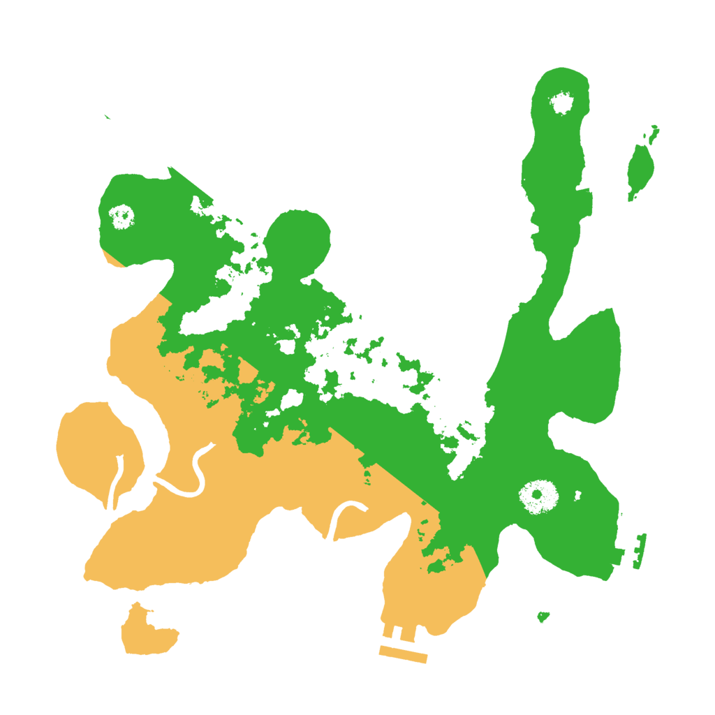 Biome Rust Map: Procedural Map, Size: 3000, Seed: 1342334