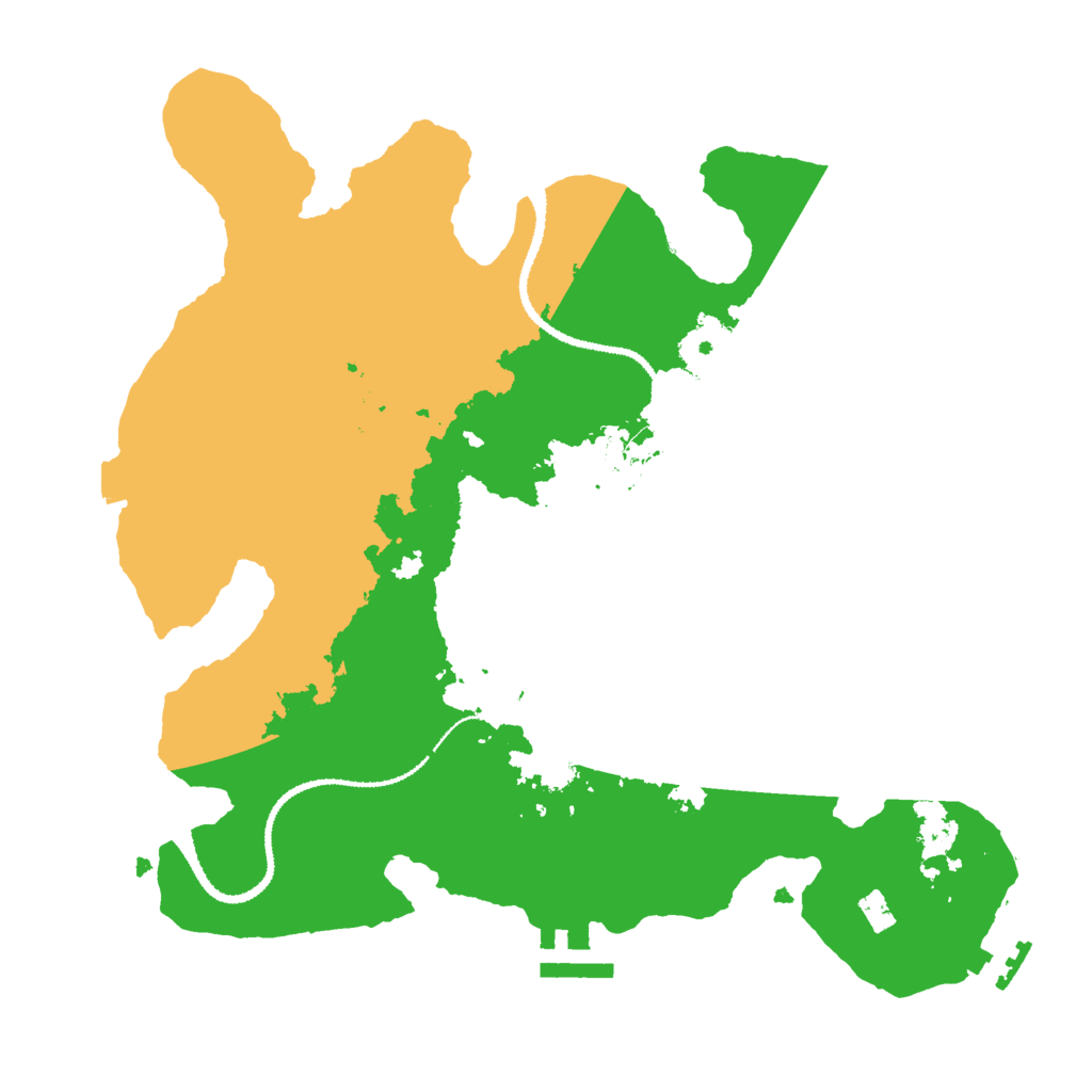 Biome Rust Map: Procedural Map, Size: 3000, Seed: 1370179450