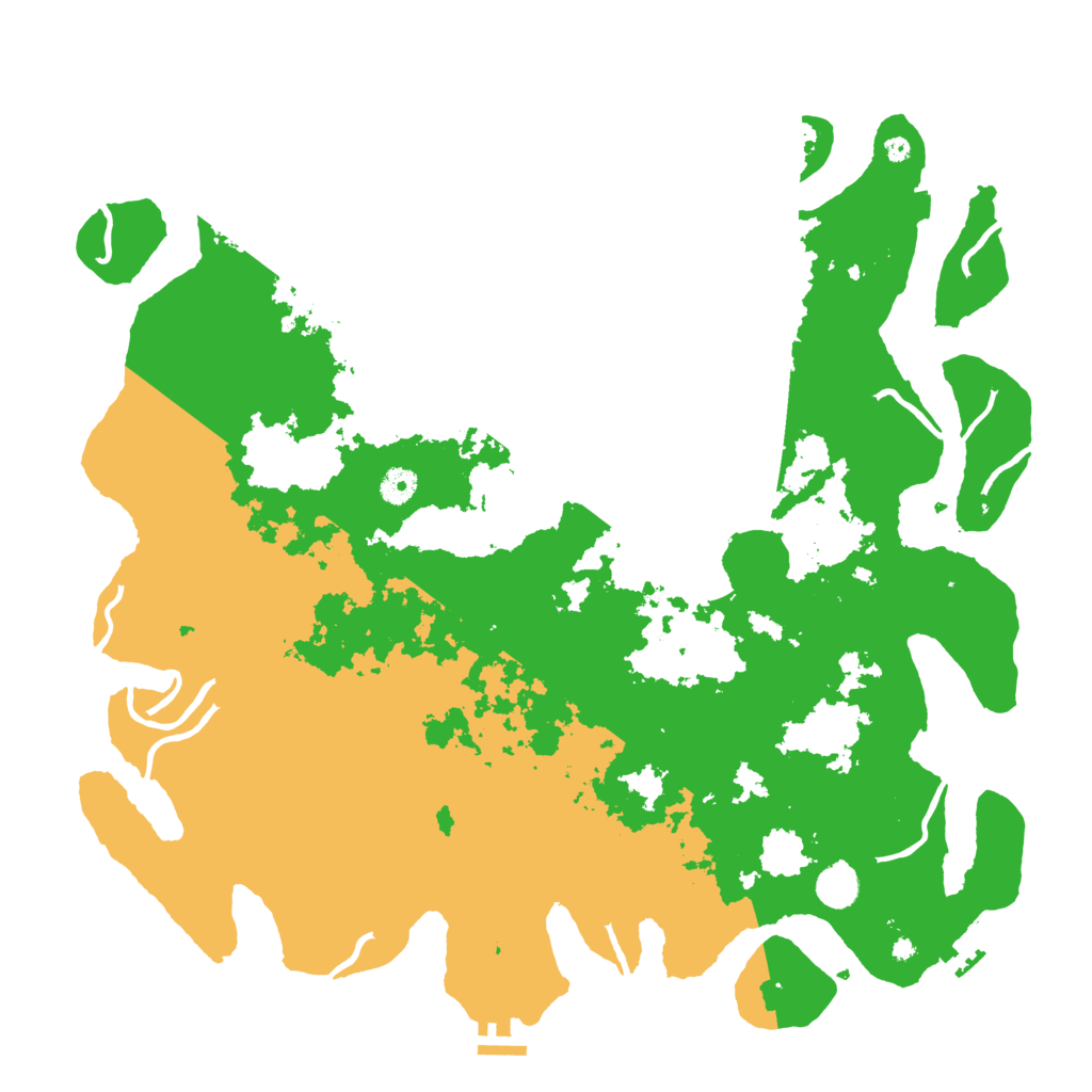 Biome Rust Map: Procedural Map, Size: 4500, Seed: 543557303