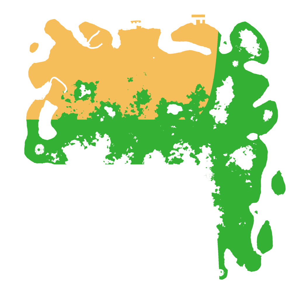 Biome Rust Map: Procedural Map, Size: 4500, Seed: 2039975679