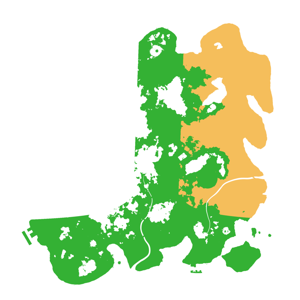 Biome Rust Map: Procedural Map, Size: 4000, Seed: 240811